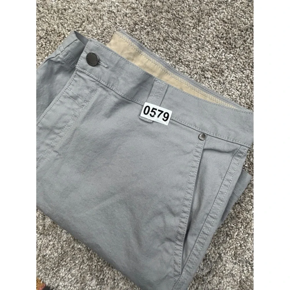 Columbia Mens Gray Regular Fit Utility Hiking Shorts 36W 8L #0579